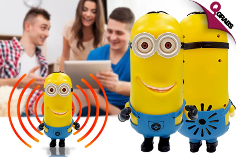 From QR49 Dance to your tunes with Minion Bluetooth Speakers! (Up to QR178 Value)